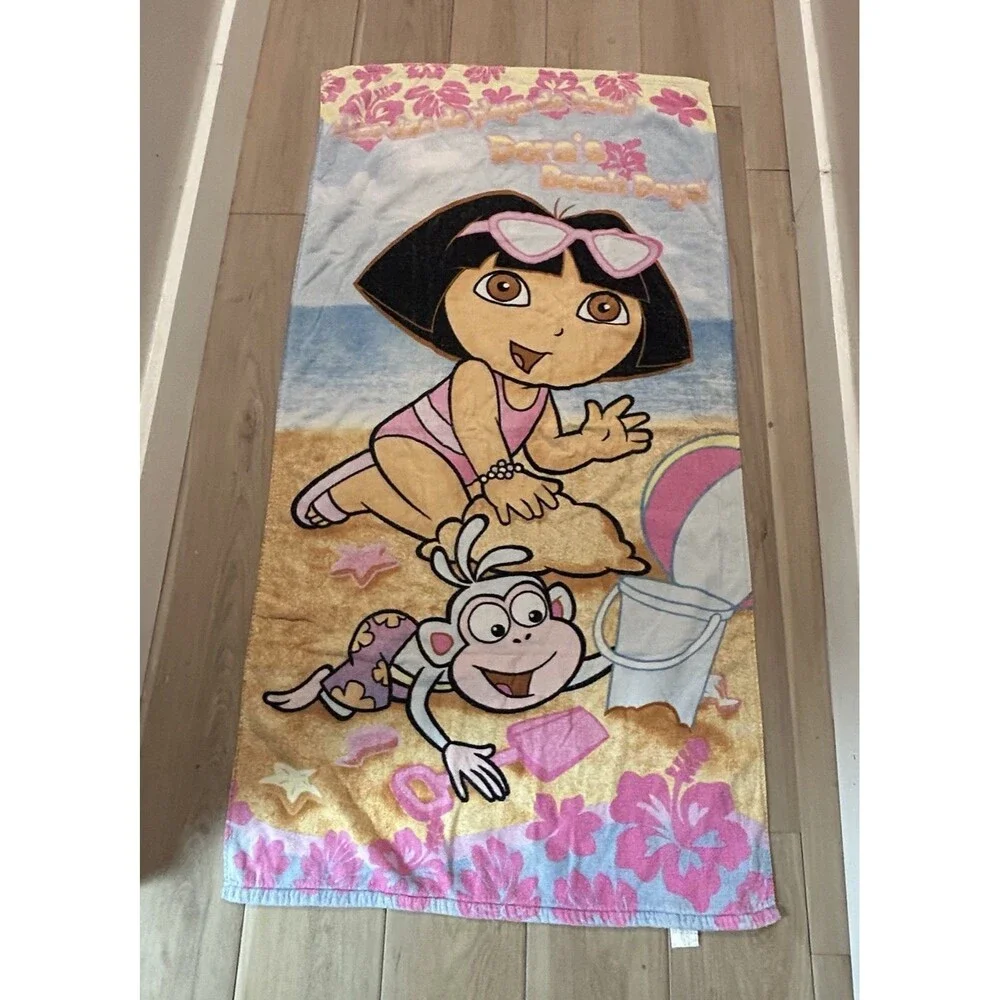 2007 Dora The Explorer Dora's Beach Day 100% Cotton 28.5